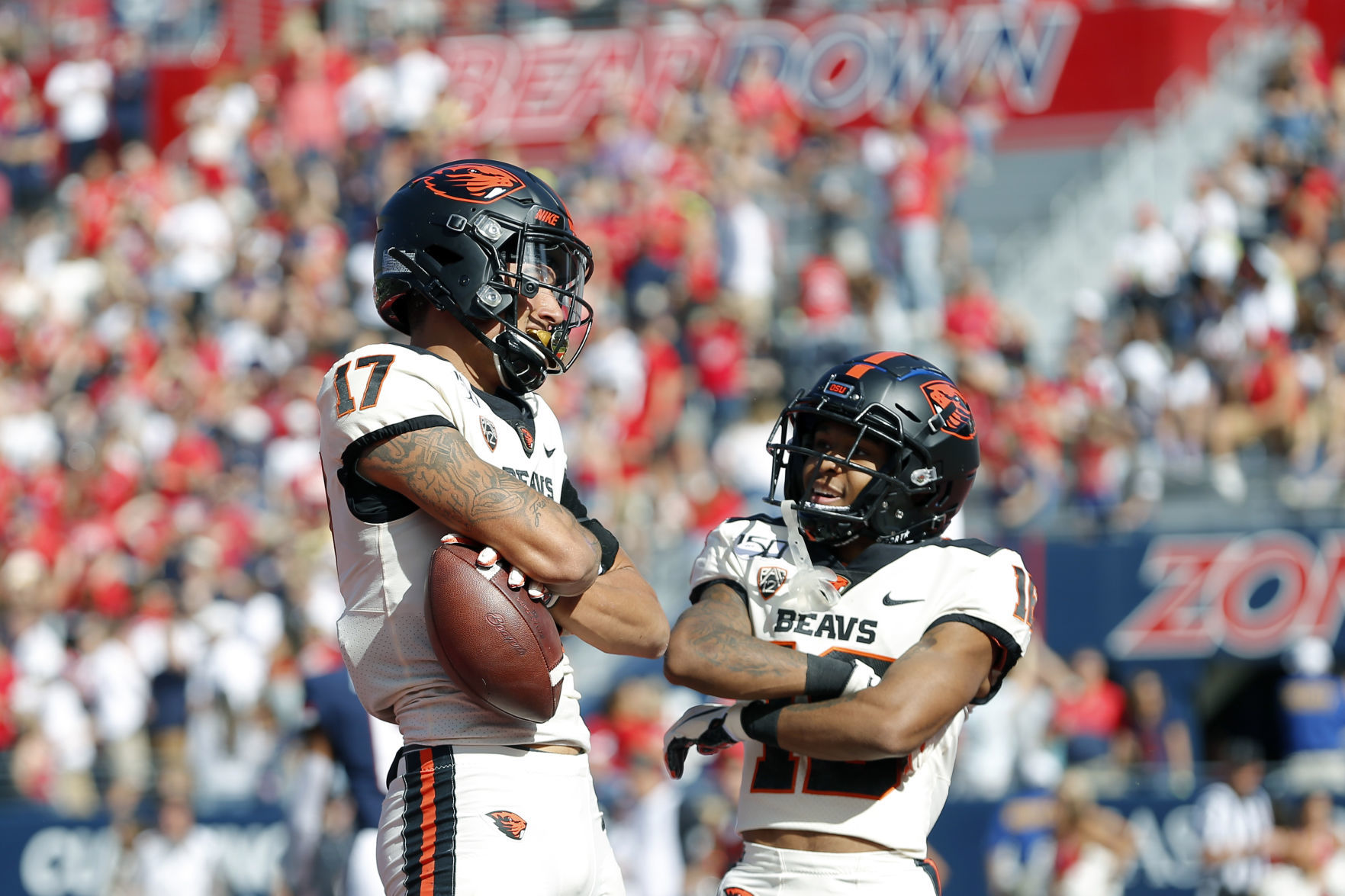 Arizona State at Oregon State: Oregon State 27-24